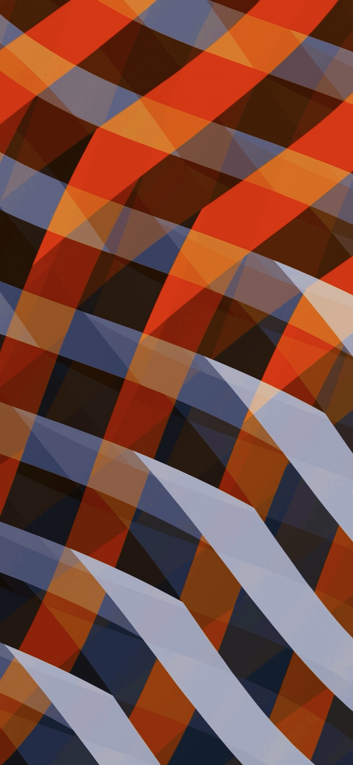 Обои Оранжевый цвет, дизайн, коричневый цвет, красочность, прямоугольник в разрешении 1125x2436