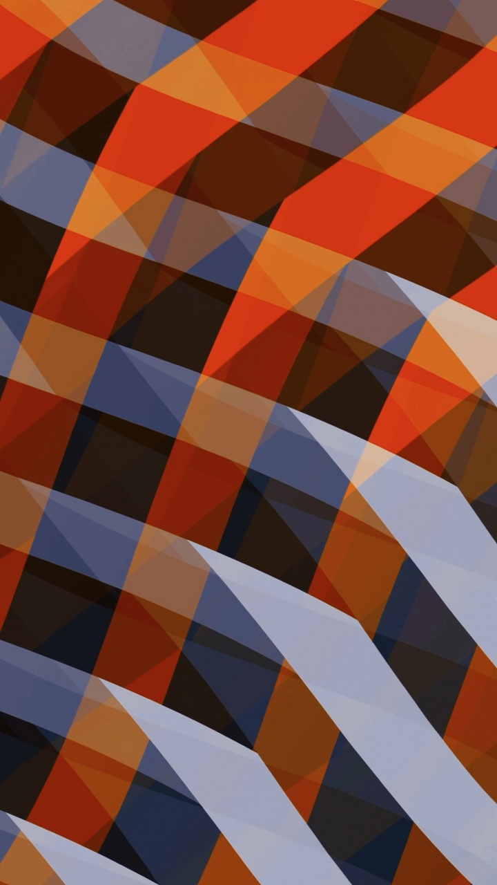 Обои Оранжевый цвет, дизайн, коричневый цвет, красочность, прямоугольник в разрешении 720x1280