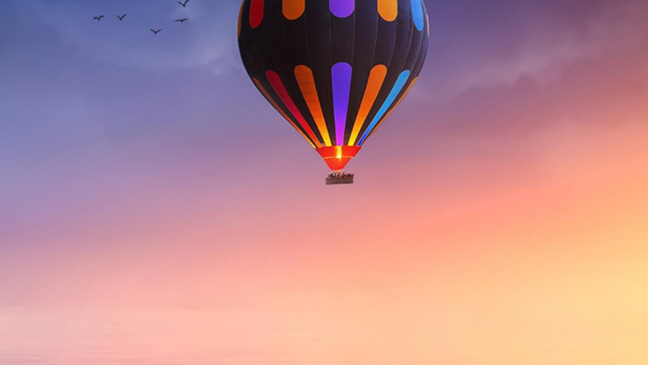 Обои 2021, вода, облако, полеты на воздушном шаре, аэростат в разрешении 1280x720
