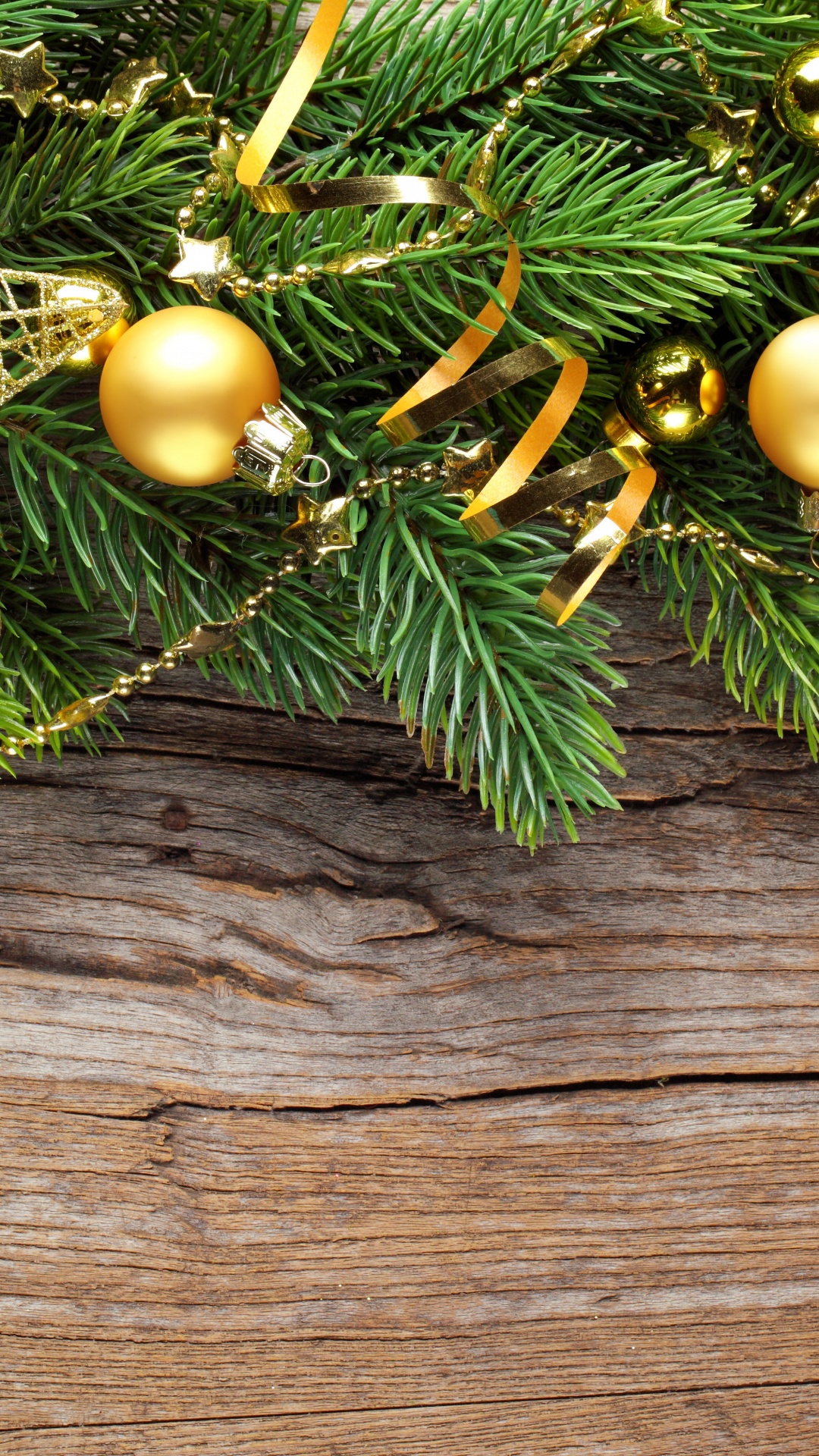 Обои Рождественский день, елка, Новый год, праздник, Рождественские украшения в разрешении 1080x1920