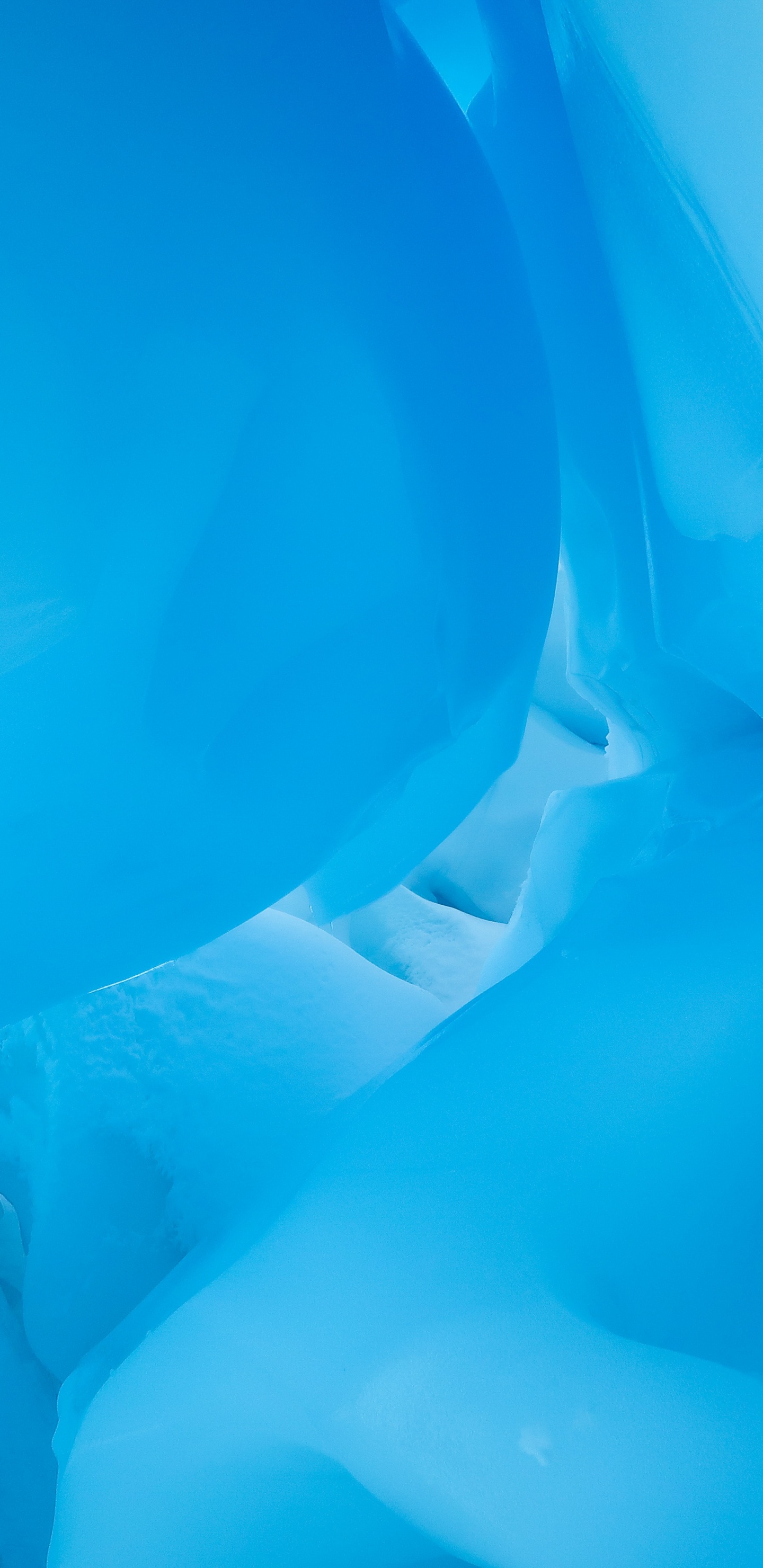 Обои синий, Аква, ледяная пещера, вода, бирюза в разрешении 1440x2960