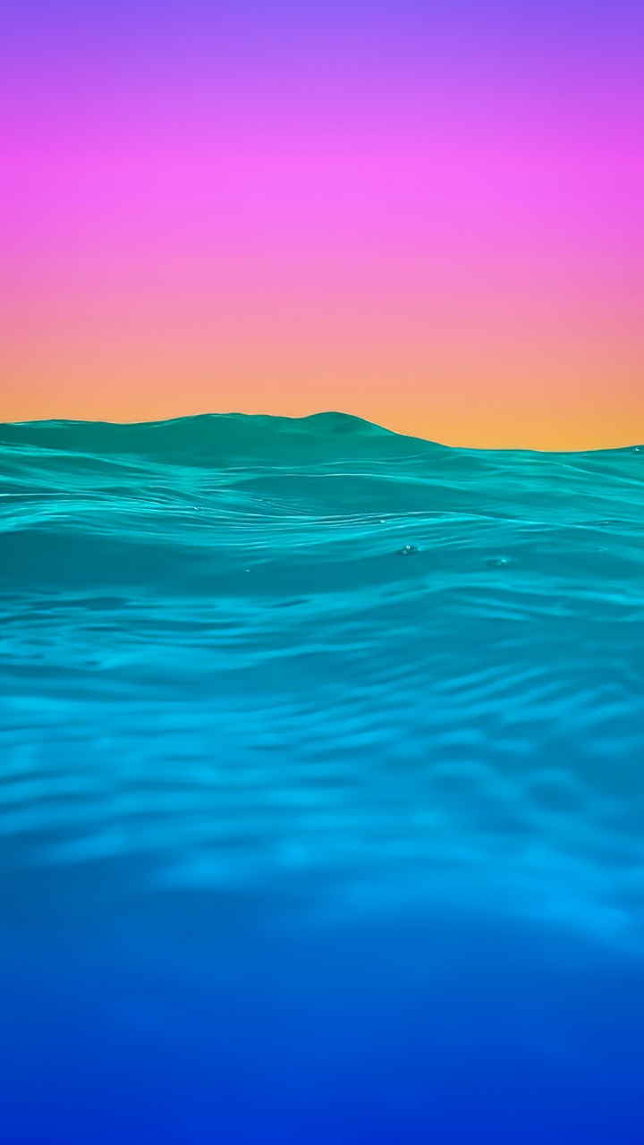 Обои море, вода, жидкий, синий, лазурный в разрешении 720x1280