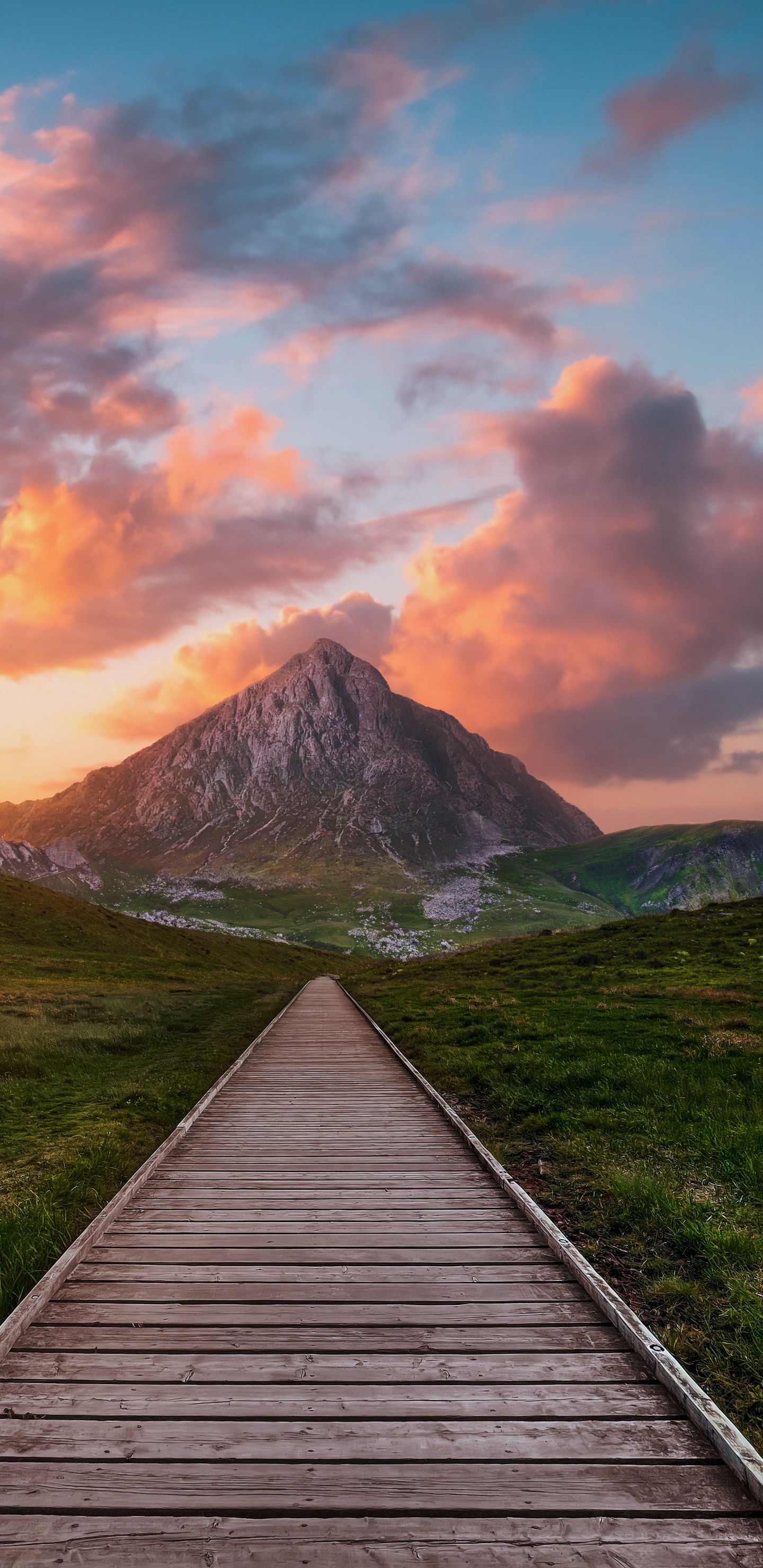 Обои облако, природа, вода, море, цветной в разрешении 1440x2960