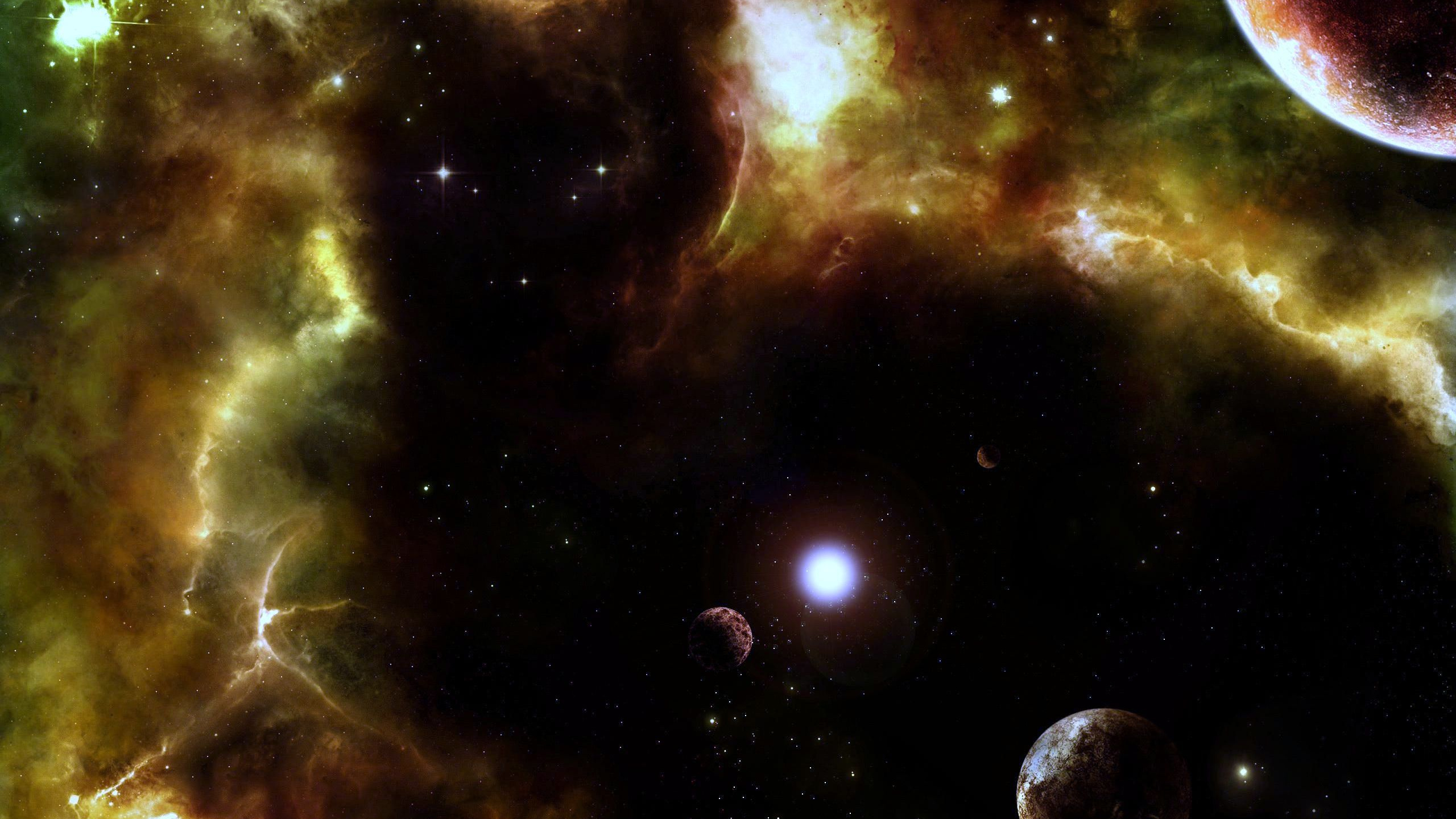 Обои Кошки Туманность Глаз, туманность, космическое пространство, астрономический объект, космос в разрешении 2560x1440