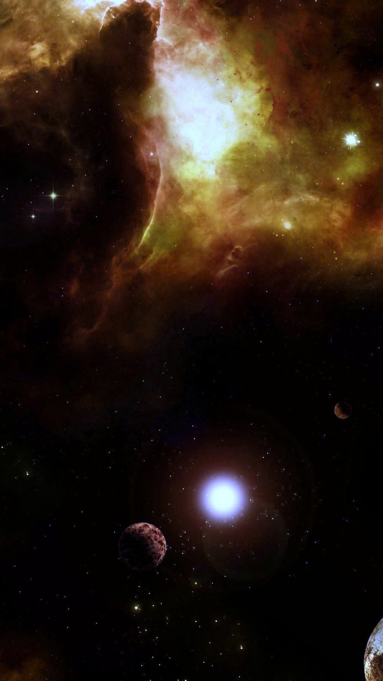 Обои Кошки Туманность Глаз, туманность, космическое пространство, астрономический объект, космос в разрешении 750x1334