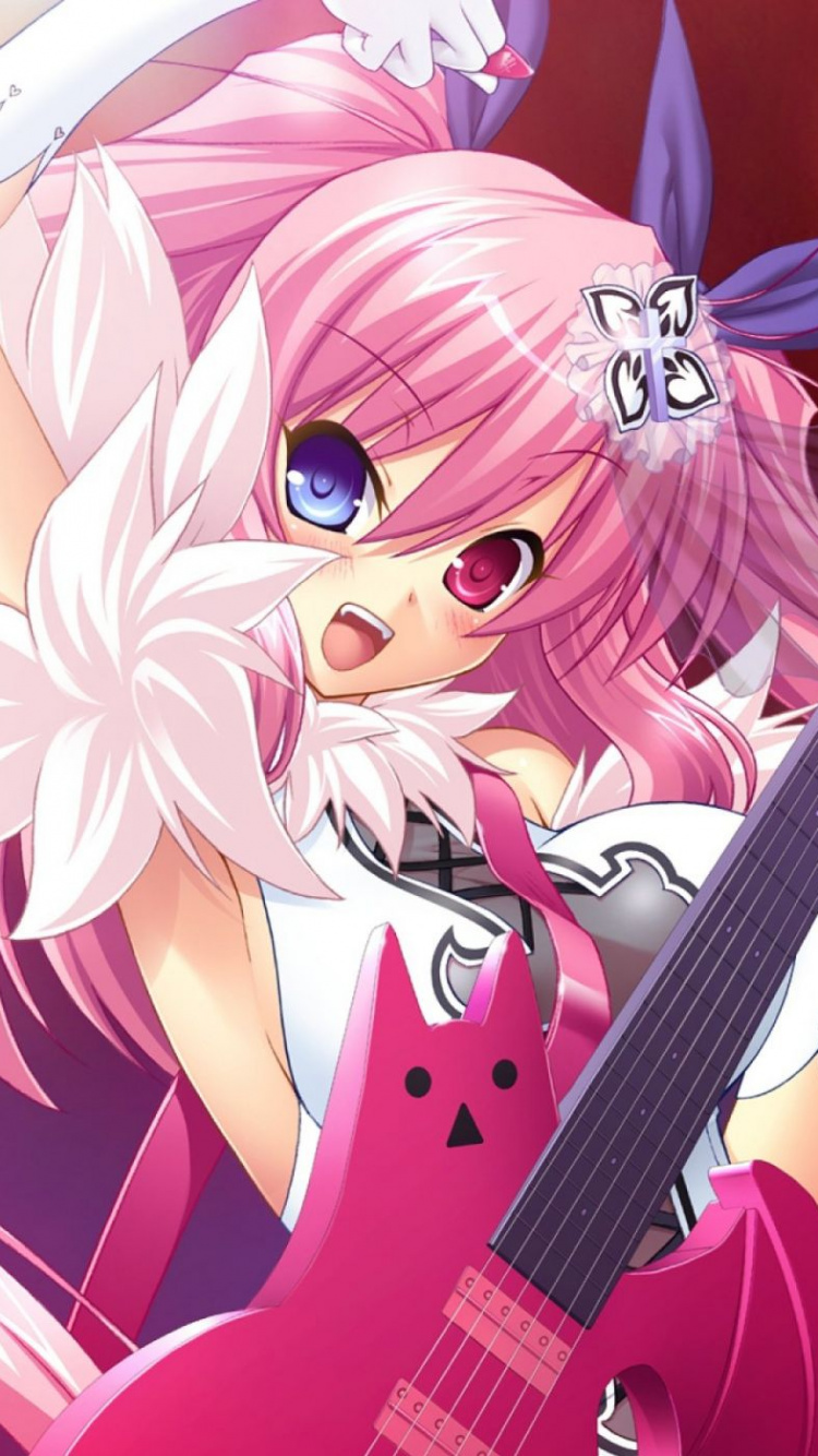 Обои аниме, Кавайная, привлекательность, Манга, розовый в разрешении 750x1334