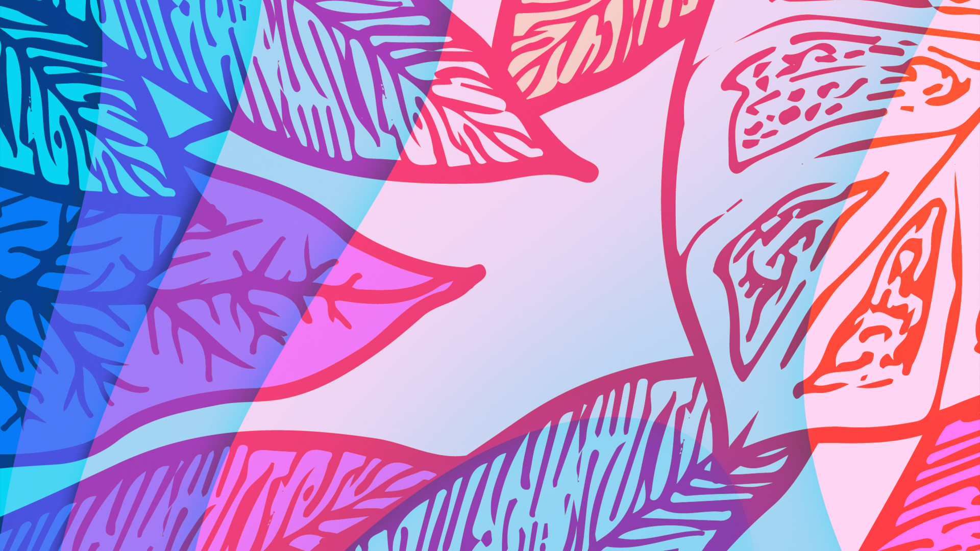 Обои постельное белье, живопись, арт, графический дизайн, акварельная живопись в разрешении 1920x1080