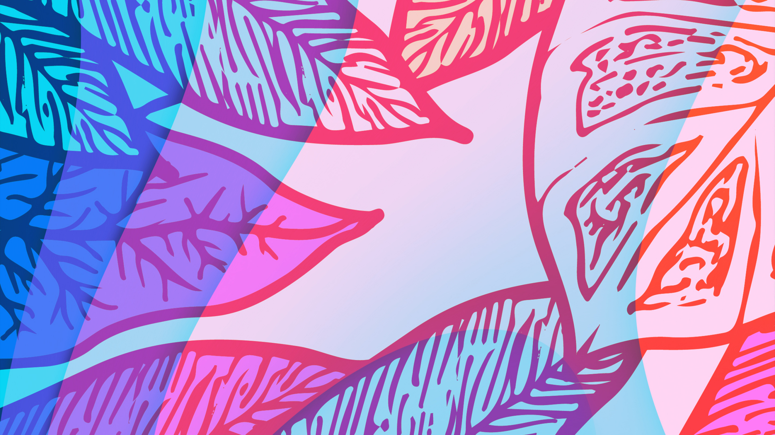 Обои постельное белье, живопись, арт, графический дизайн, акварельная живопись в разрешении 2560x1440