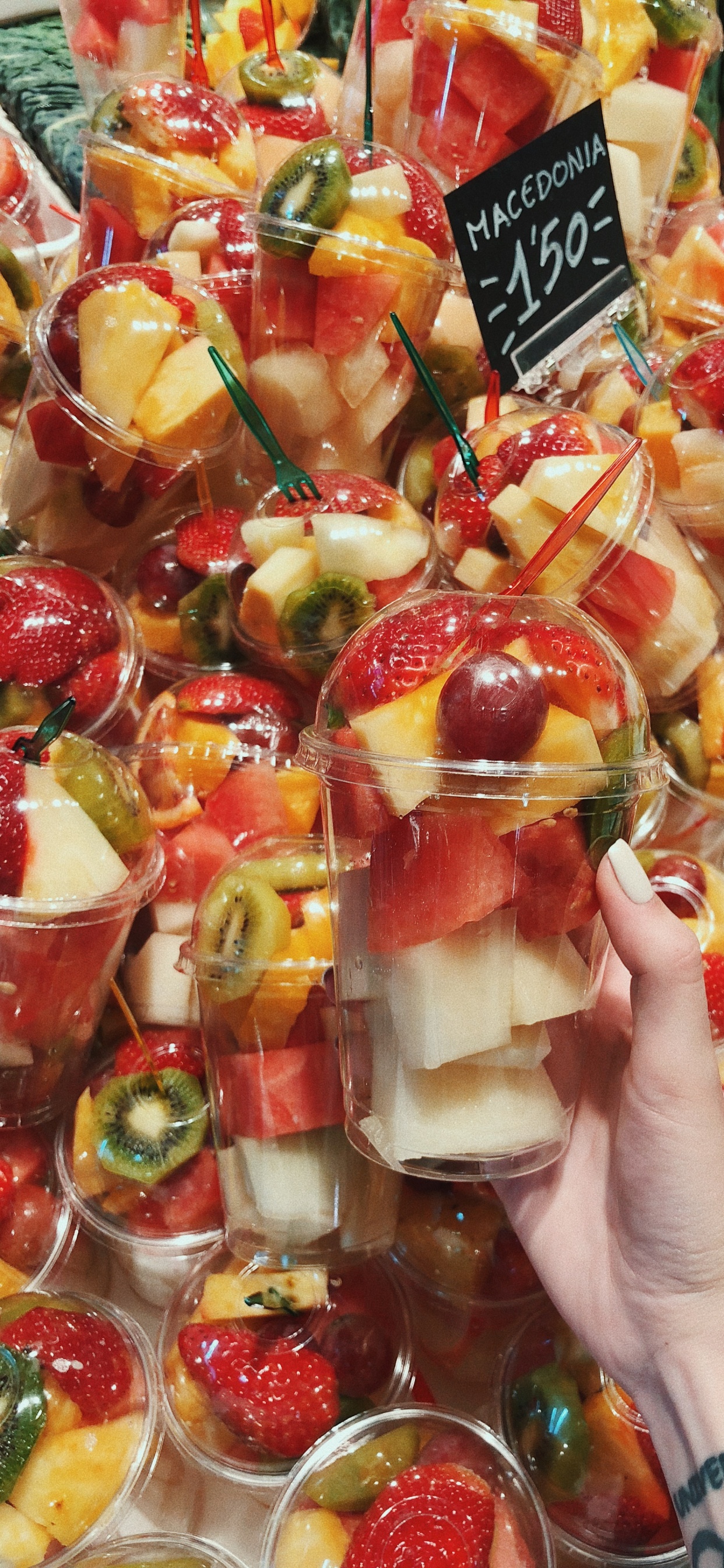 Обои шип, клубника, поздний завтрак, пища, продукция в разрешении 1242x2688