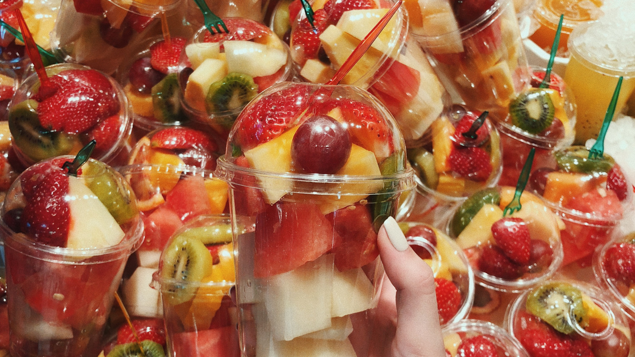 Обои шип, клубника, поздний завтрак, пища, продукция в разрешении 1280x720