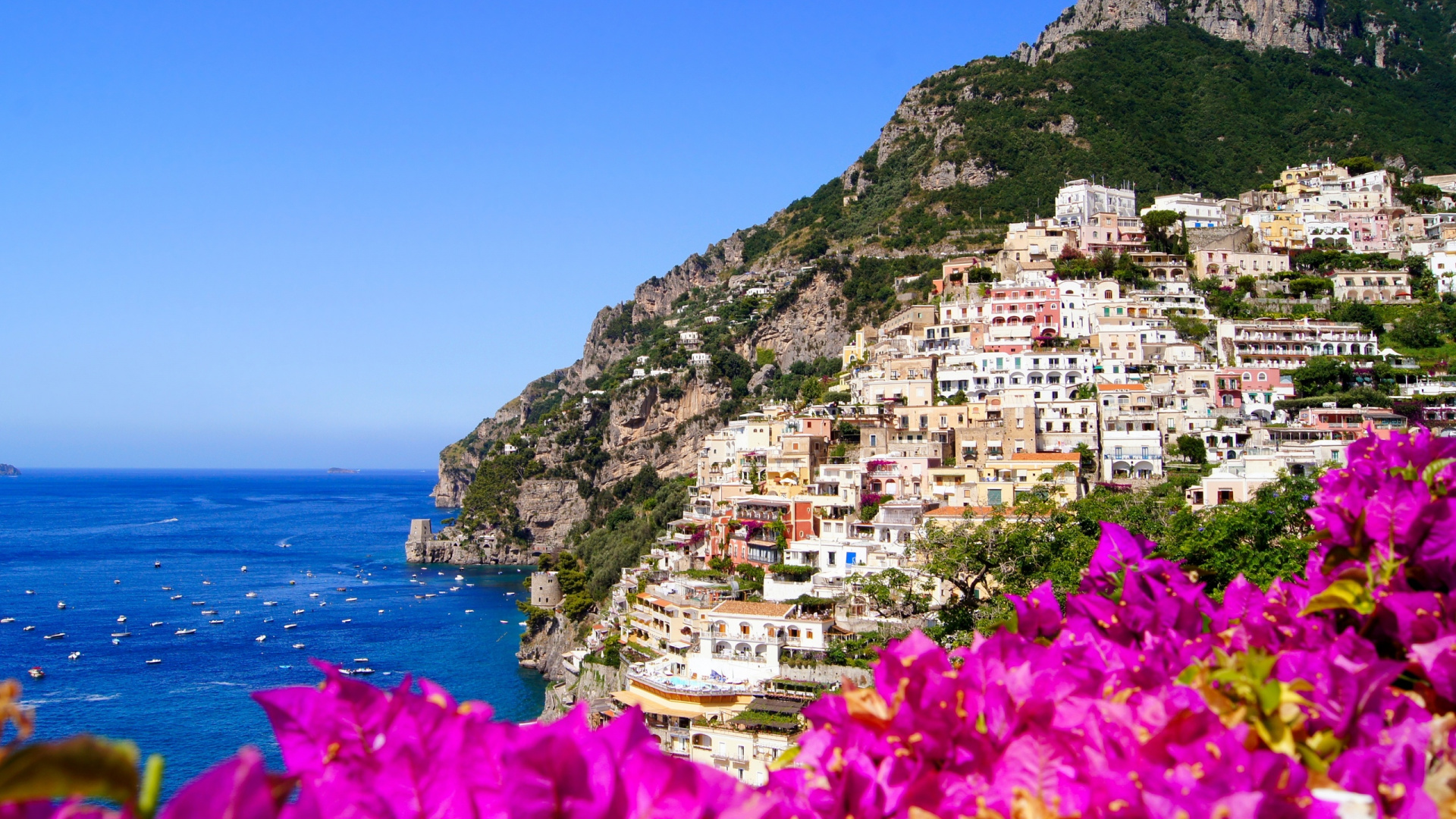 Обои Сорренто, Равелло, путешествие, туризм, побережье в разрешении 1920x1080