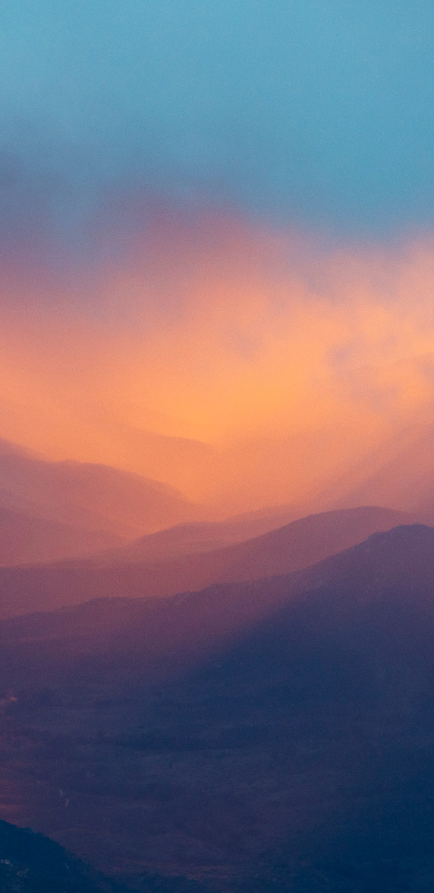 Обои Природный заповедник Та Сюа, Западный Лос-Анджелес, буддийский храм, облако, атмосфера, гора в разрешении 1440x2960