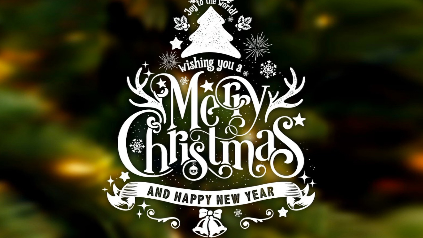 Обои Новый год, Рождество, елка, Рождественский день, Рождественские украшения в разрешении 1366x768