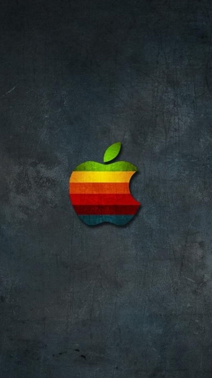 Обои apple, ipod touch, лого, фрукты, графика в разрешении 720x1280