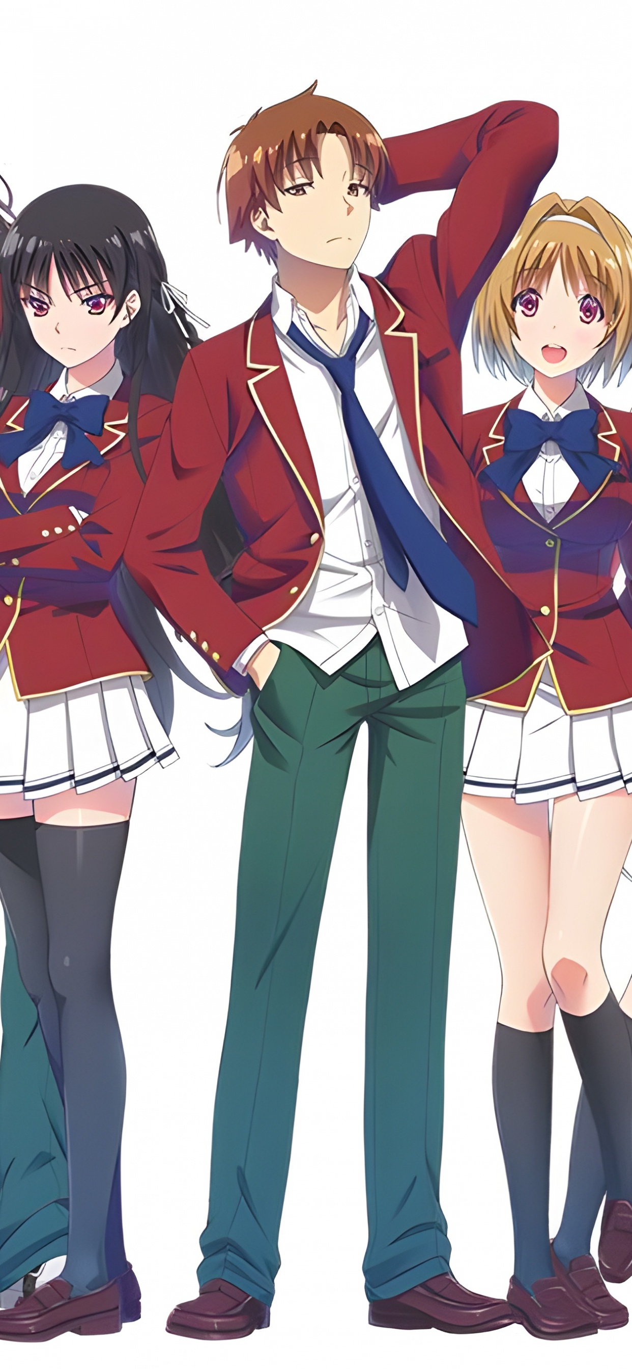 Обои Нарисованный дом Шломи, киётака аянокодзи, класс элиты, класс элиты - 1 сезон, мультик в разрешении 1242x2688