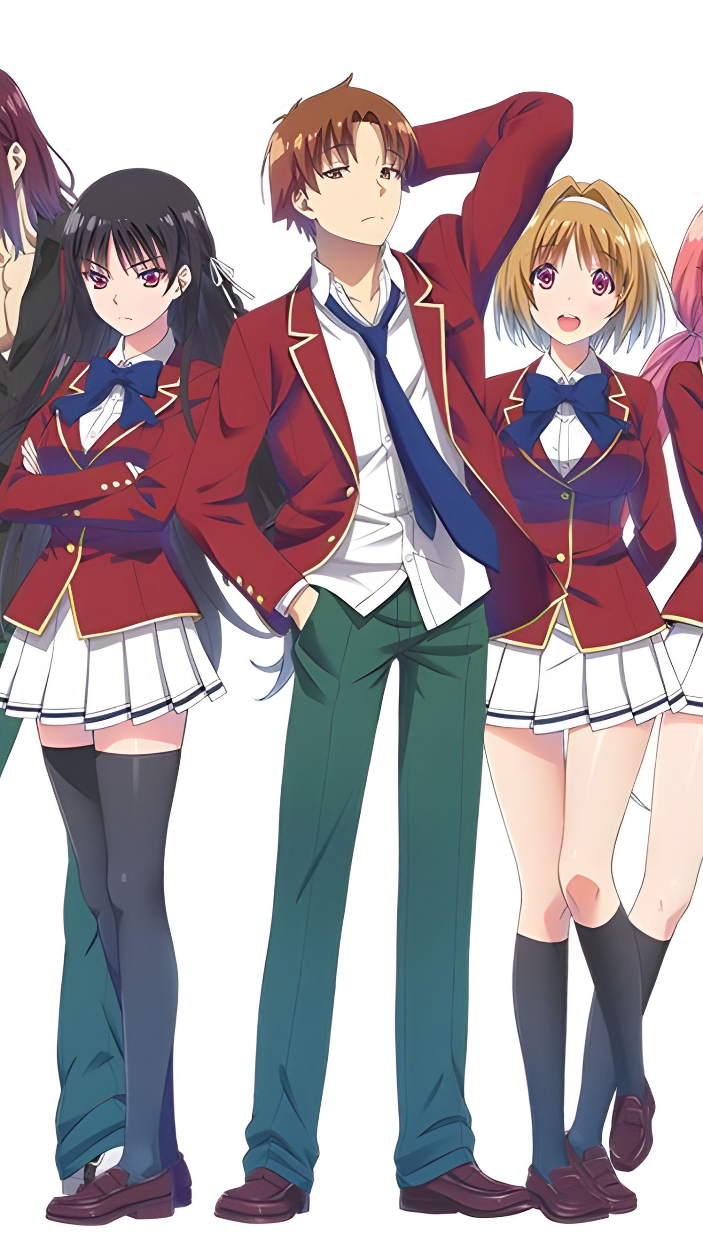 Обои Нарисованный дом Шломи, киётака аянокодзи, класс элиты, класс элиты - 1 сезон, мультик в разрешении 1440x2560