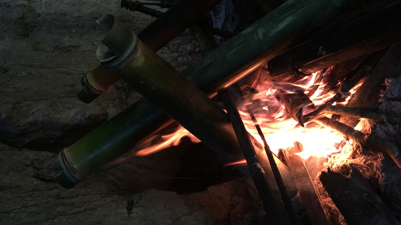 Обои костер, огонь, пламя, тепло, газ в разрешении 1280x720