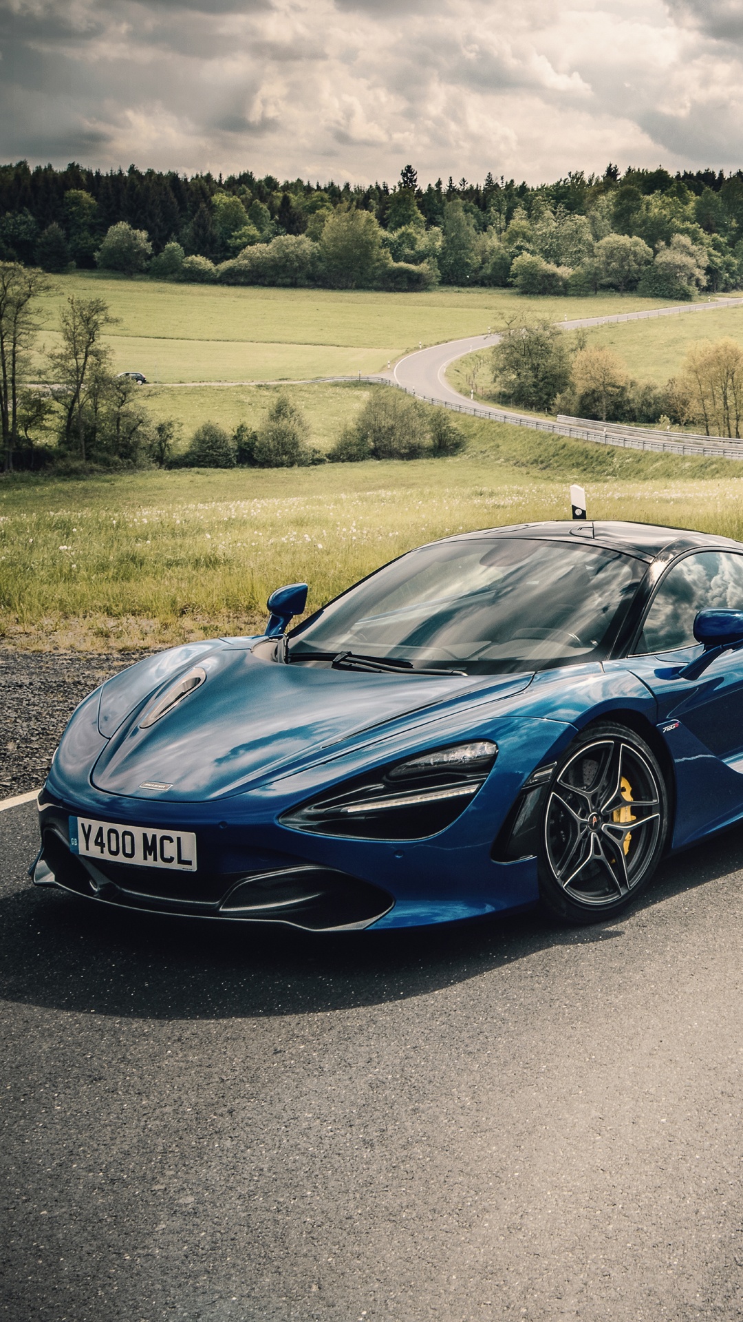 Обои дорога, спорткар, авто, Макларен, суперкар в разрешении 1080x1920