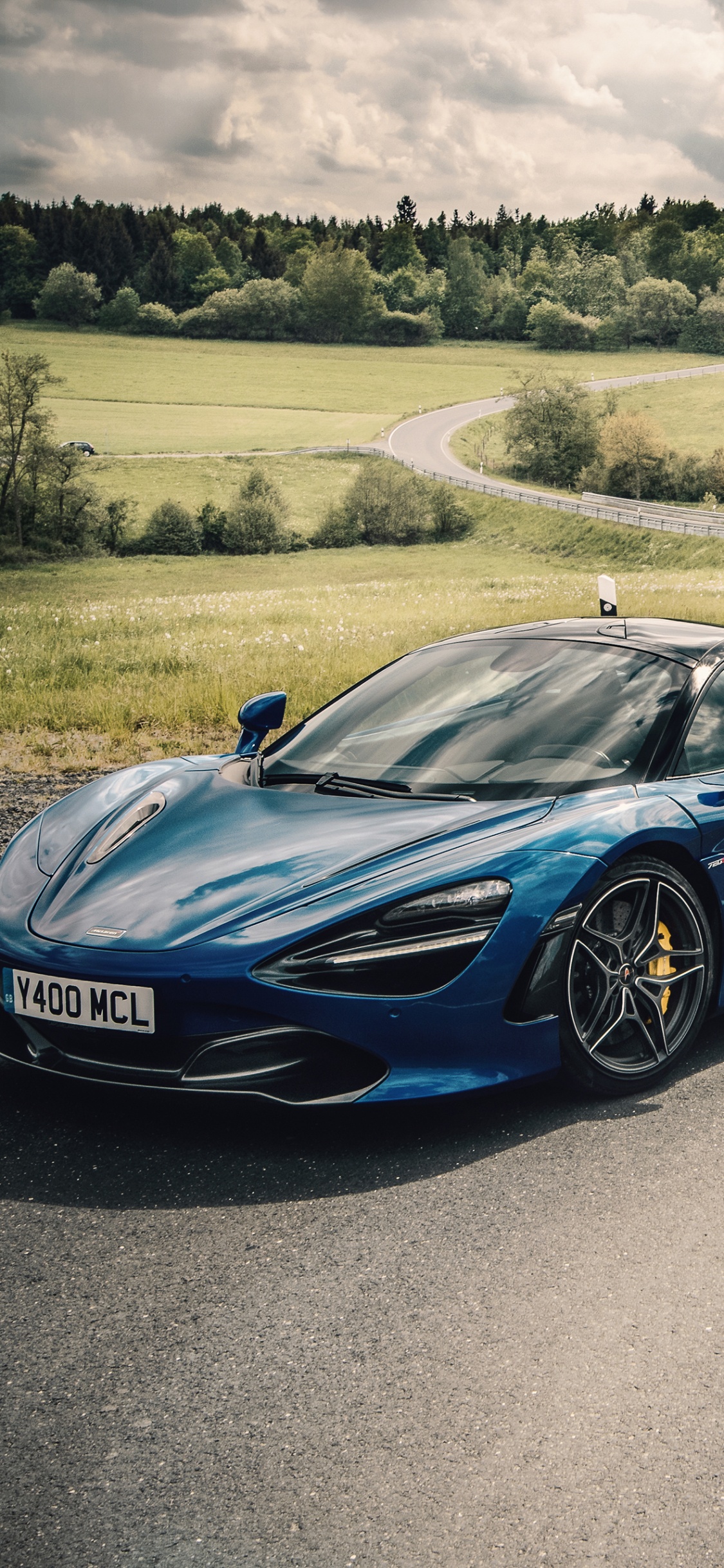 Обои дорога, спорткар, авто, Макларен, суперкар в разрешении 1125x2436