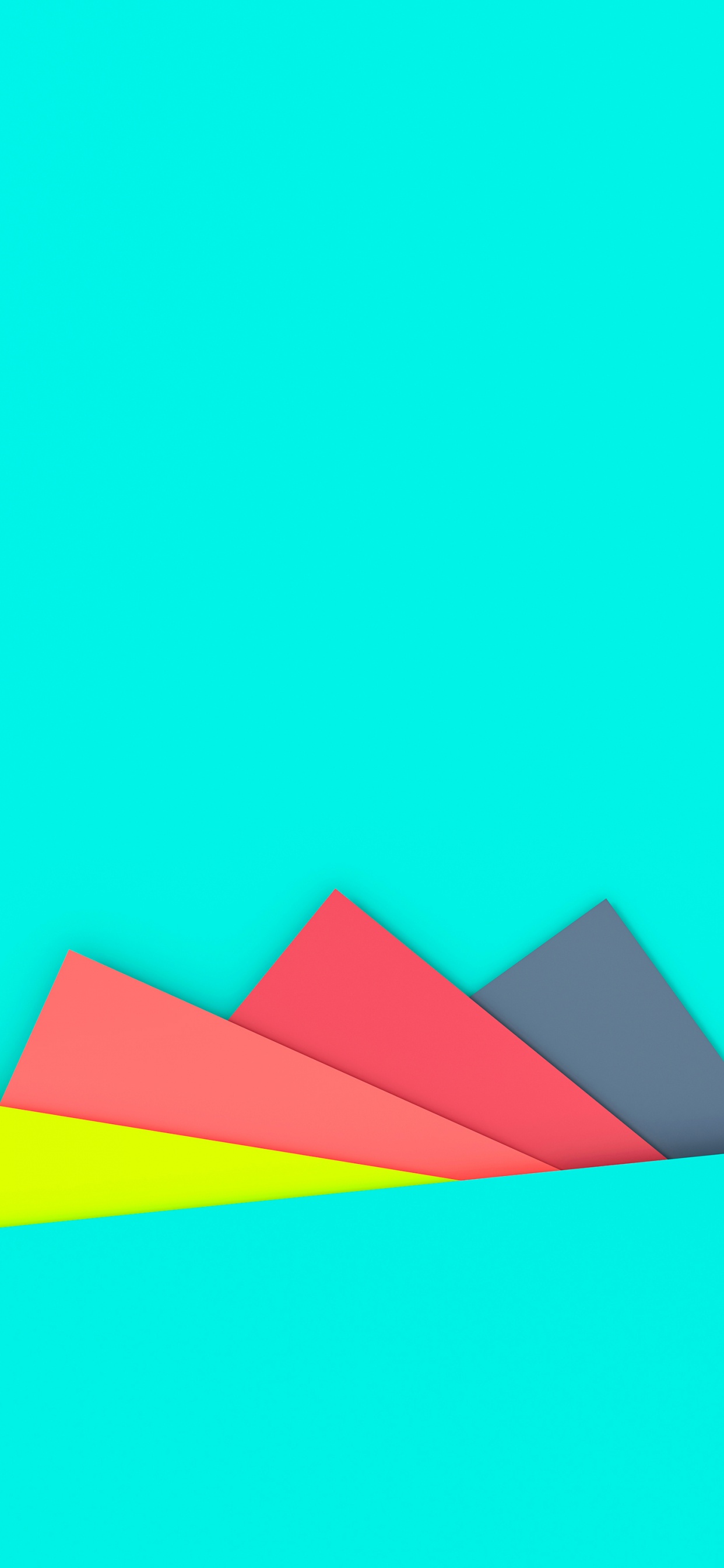 Обои ios, лазурный, треугольник, прямоугольник, Аква в разрешении 1242x2688