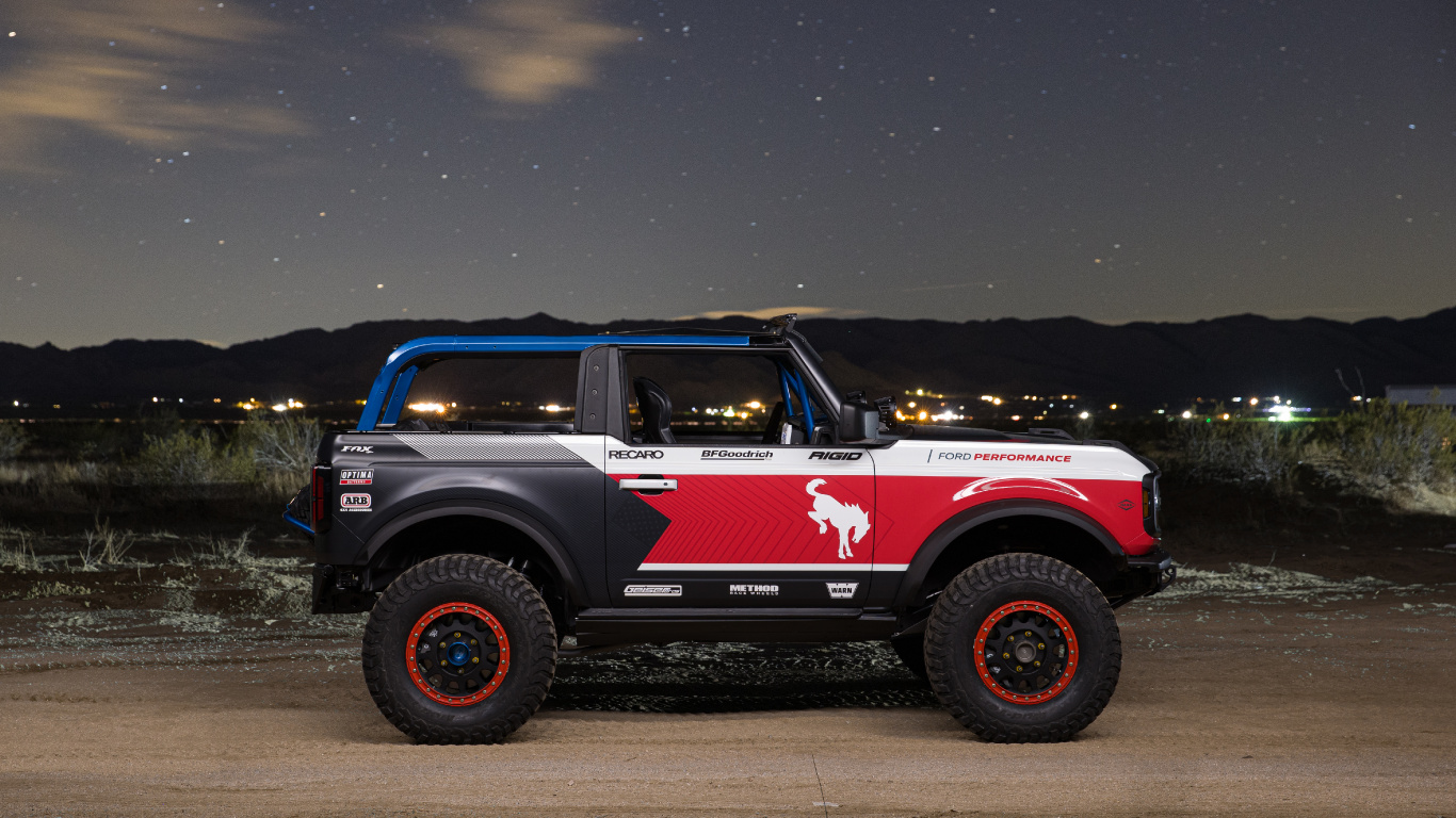 Обои ford, ford bronco, компания Ford, легковые автомобили, вне дорожные гонки в разрешении 1366x768