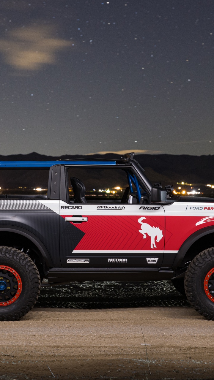 Обои ford, ford bronco, компания Ford, легковые автомобили, вне дорожные гонки в разрешении 720x1280