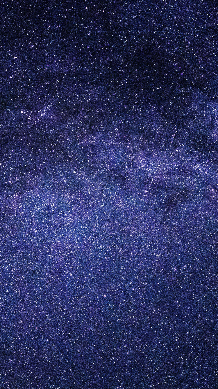 Обои звездное небо, звезда, ночное небо, синий, пурпур в разрешении 750x1334