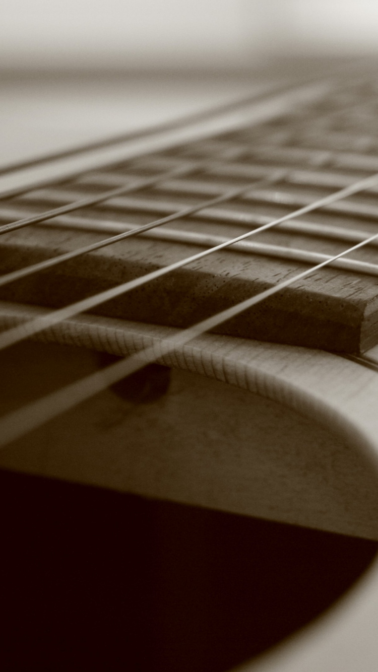 Обои гитара, акустическая гитара, электрогитара, струнный инструмент, классическая гитара в разрешении 750x1334