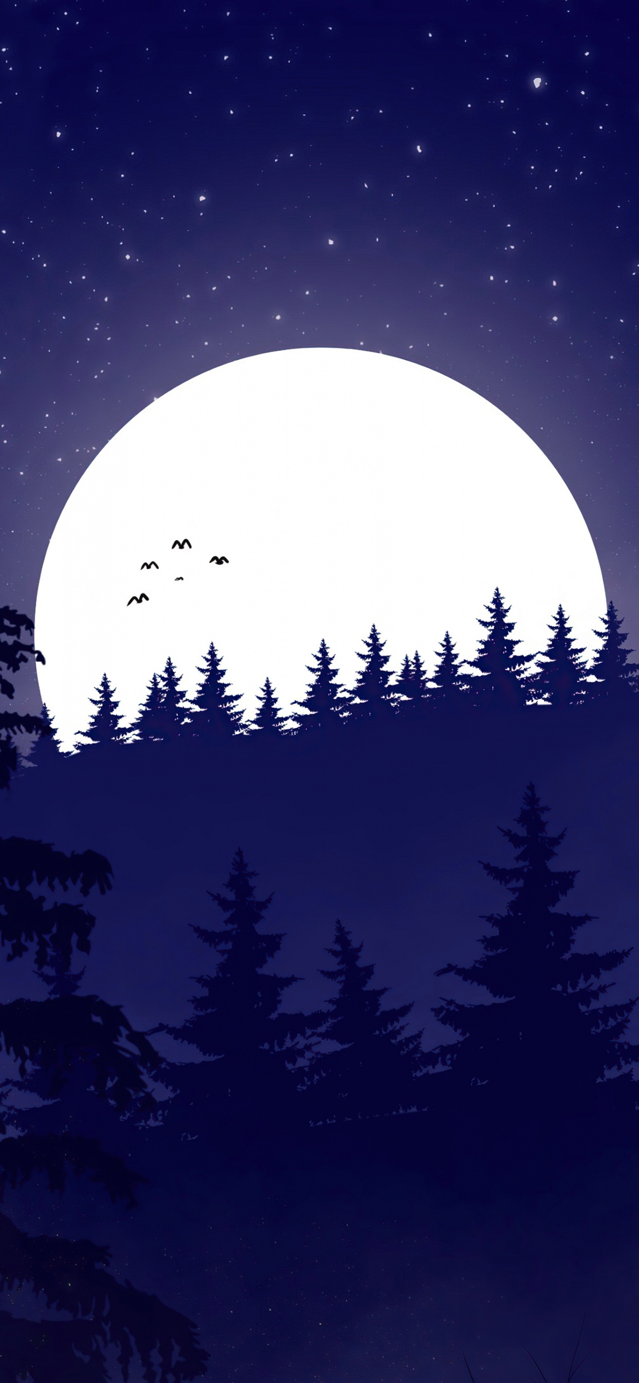 Обои 2021, атмосфера, луна, мир, свет в разрешении 1242x2688