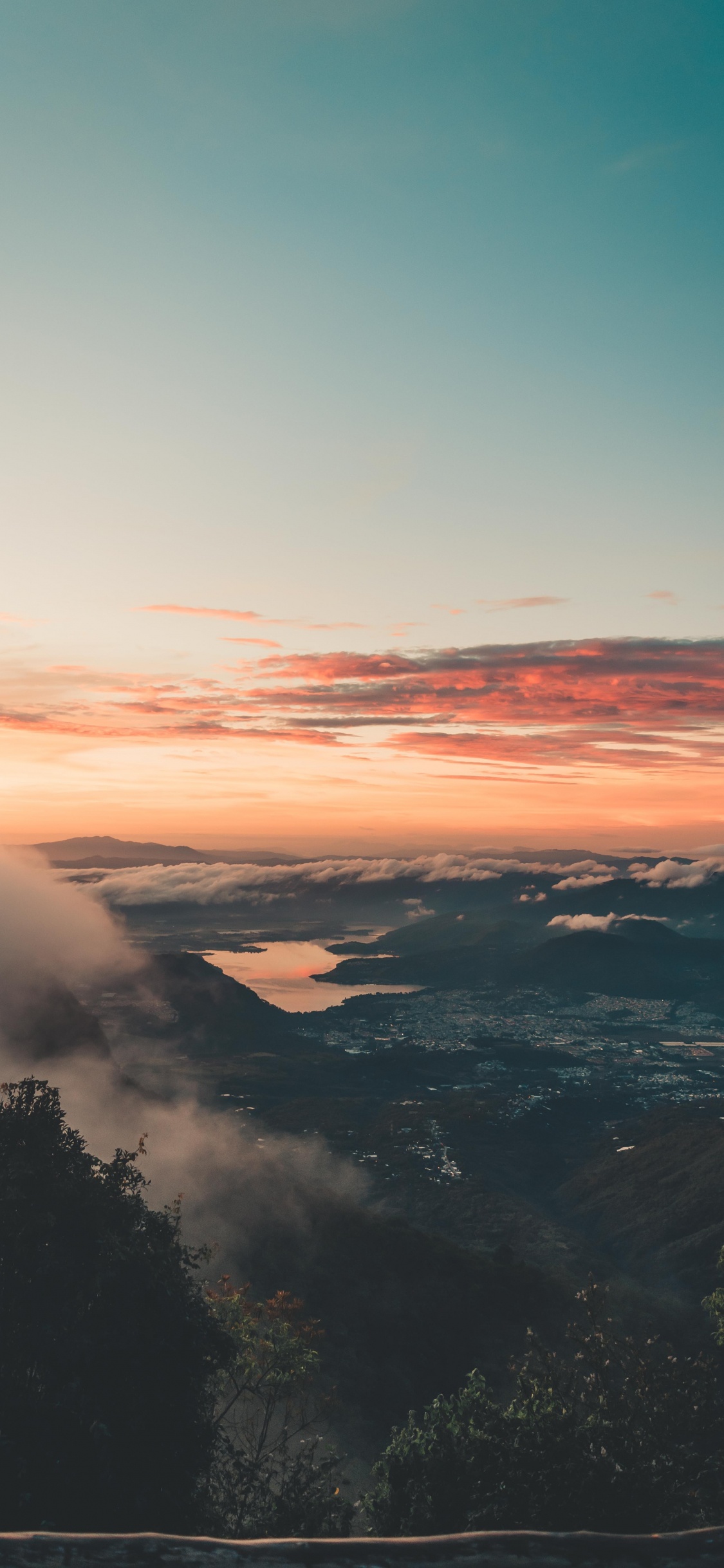 Обои Amatitln, закат, небо, облако, атмосфера в разрешении 1125x2436