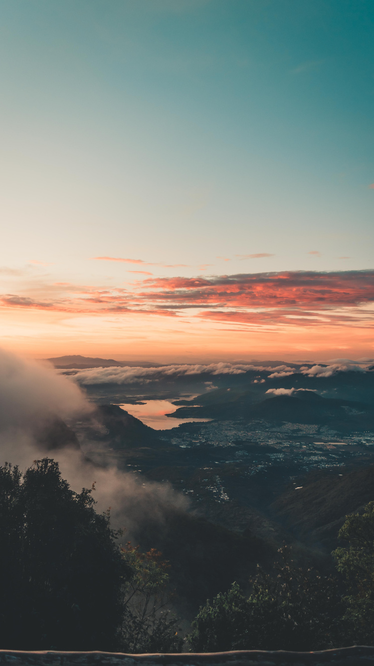 Обои Amatitln, закат, небо, облако, атмосфера в разрешении 750x1334