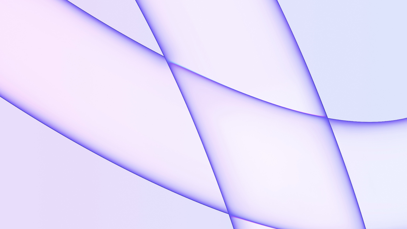 Обои iMac color matching wallpaper in light purple for iPad or desktop в разрешении 1366x768