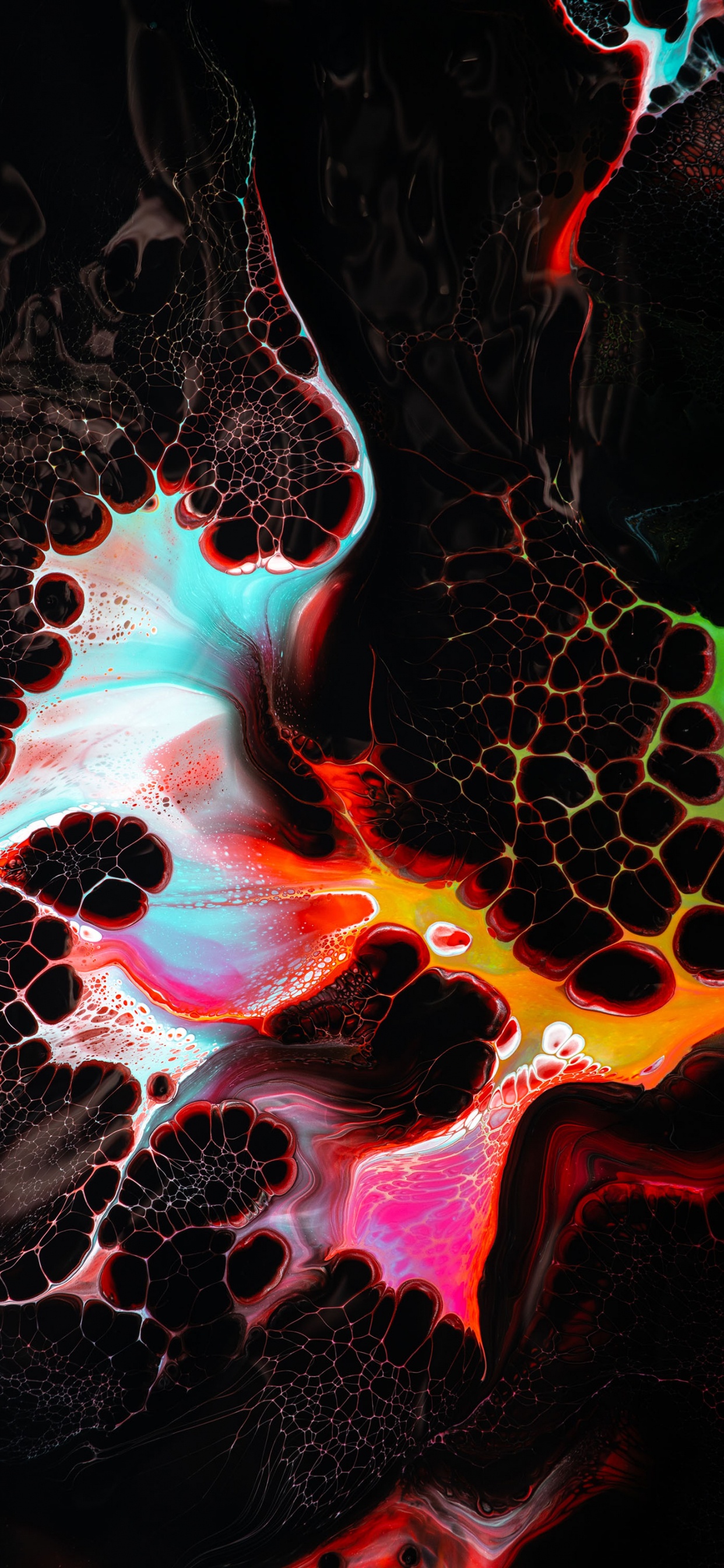 Обои арт, графика, живопись, абстрактное искусство, дизайн в разрешении 1242x2688