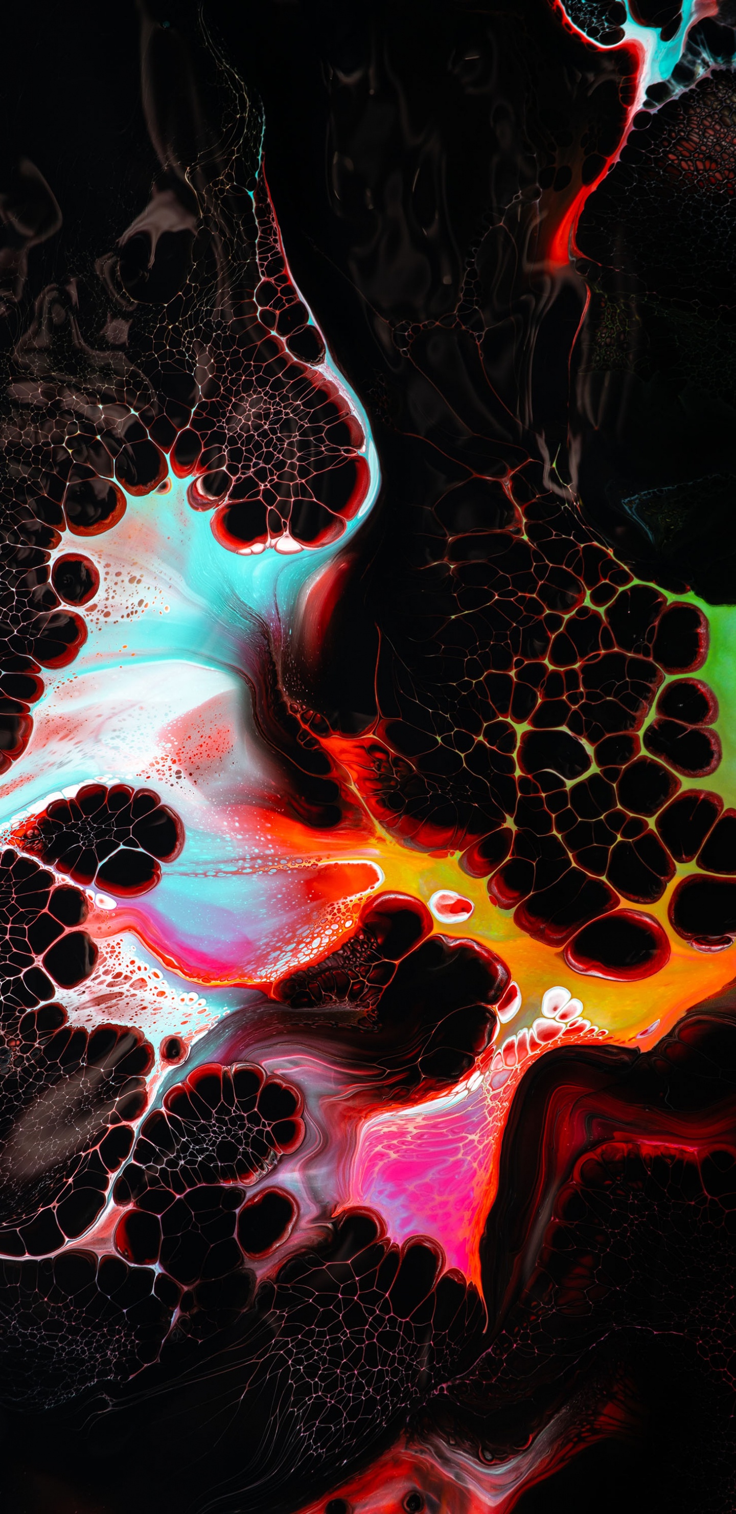 Обои арт, графика, живопись, абстрактное искусство, дизайн в разрешении 1440x2960