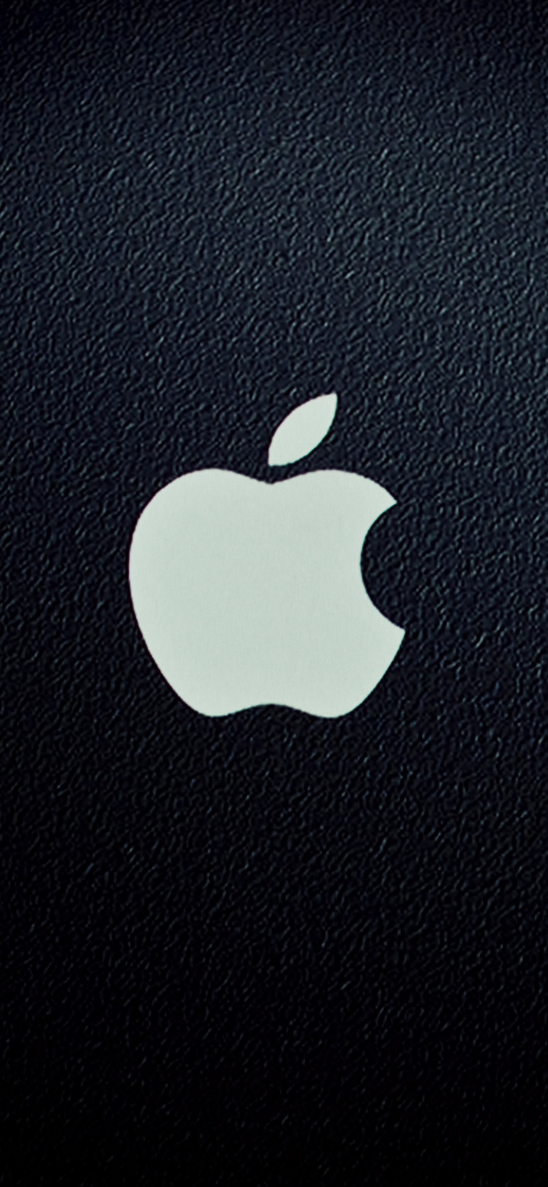 Обои apple, лого, графика, черный, смартфон в разрешении 1125x2436