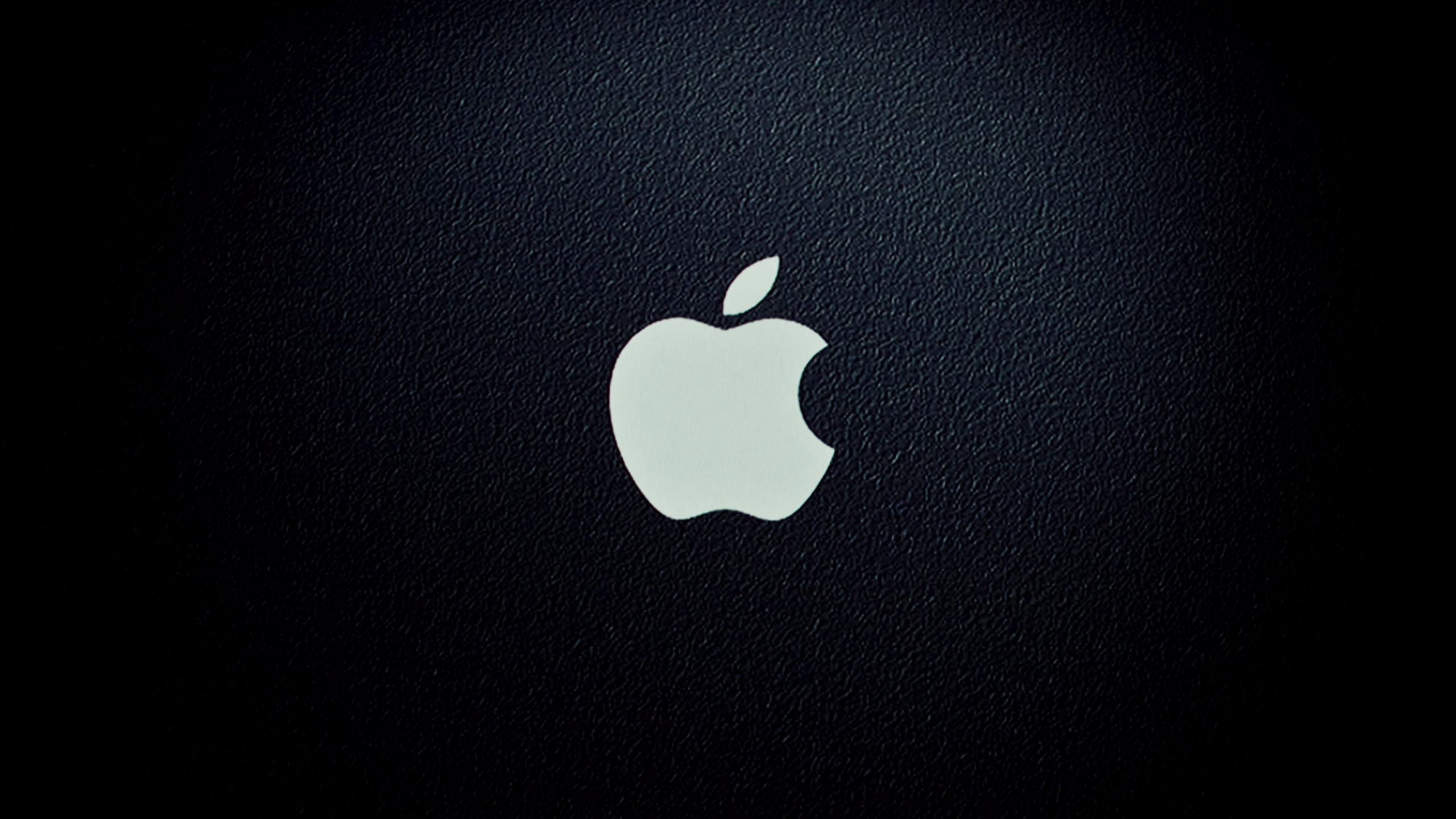 Обои apple, лого, графика, черный, смартфон в разрешении 2560x1440