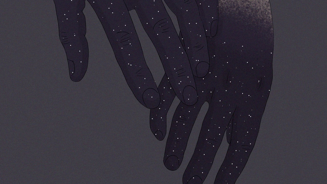 Обои визуальное искусство, арт, живопись, облако, жест в разрешении 1366x768