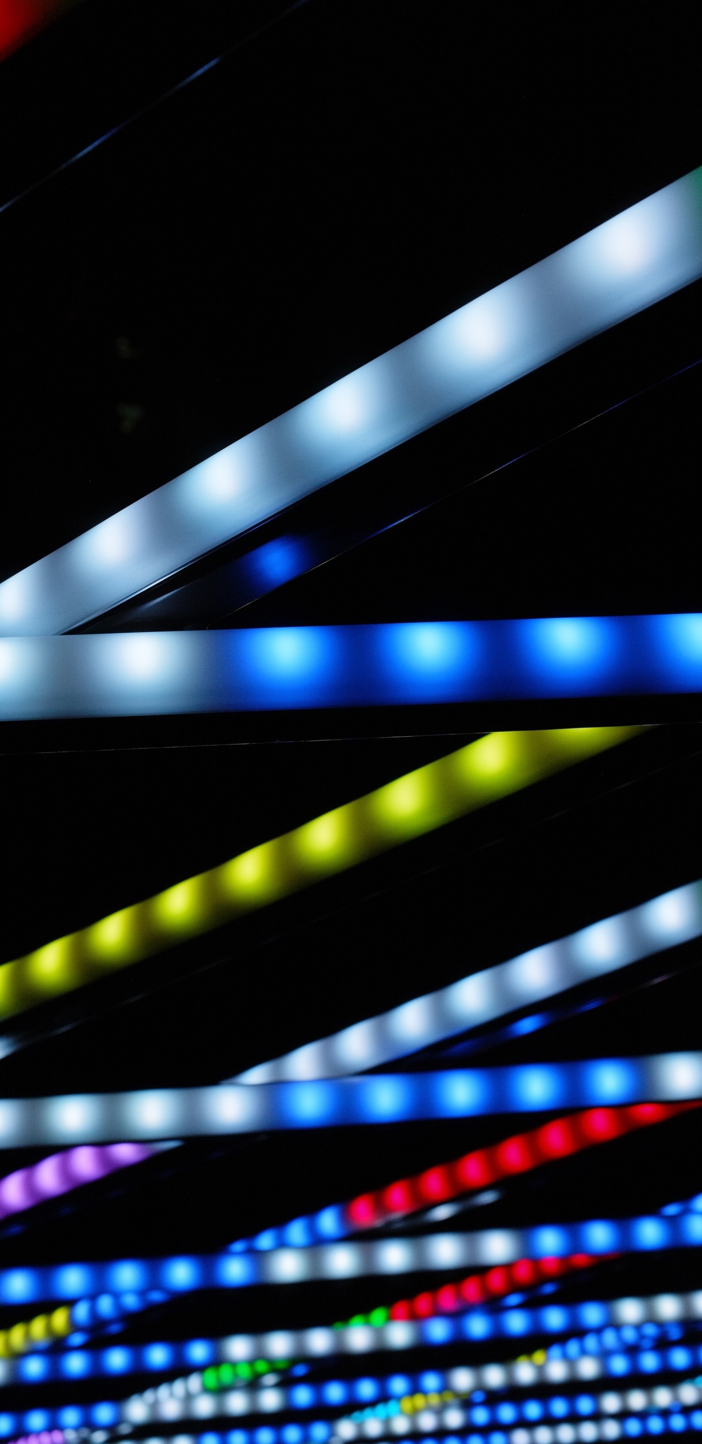 Обои смартфон, синий, свет, Визуальный эффект освещения, зеленый в разрешении 1440x2960