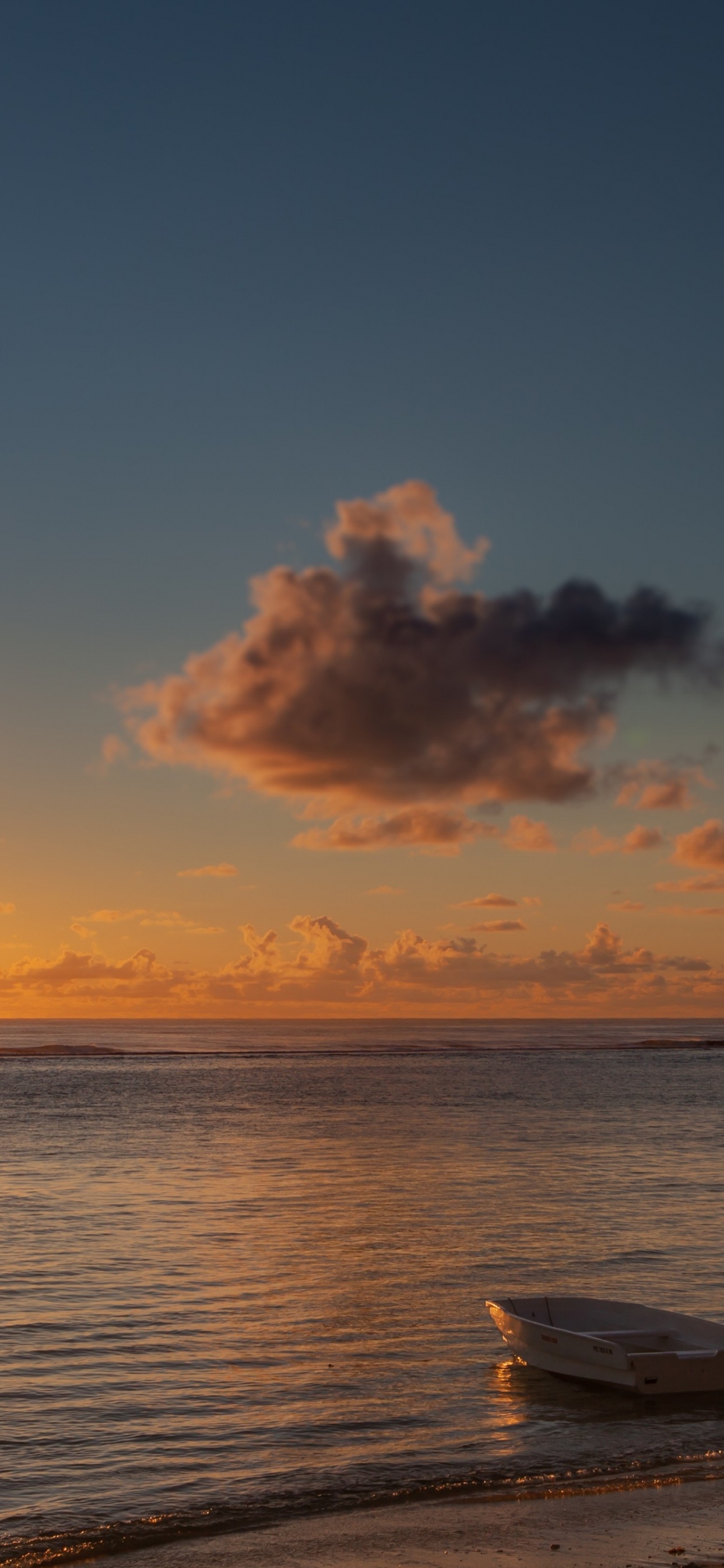 Обои море пляж закат, пляж, закат, восход солнца, море в разрешении 1242x2688