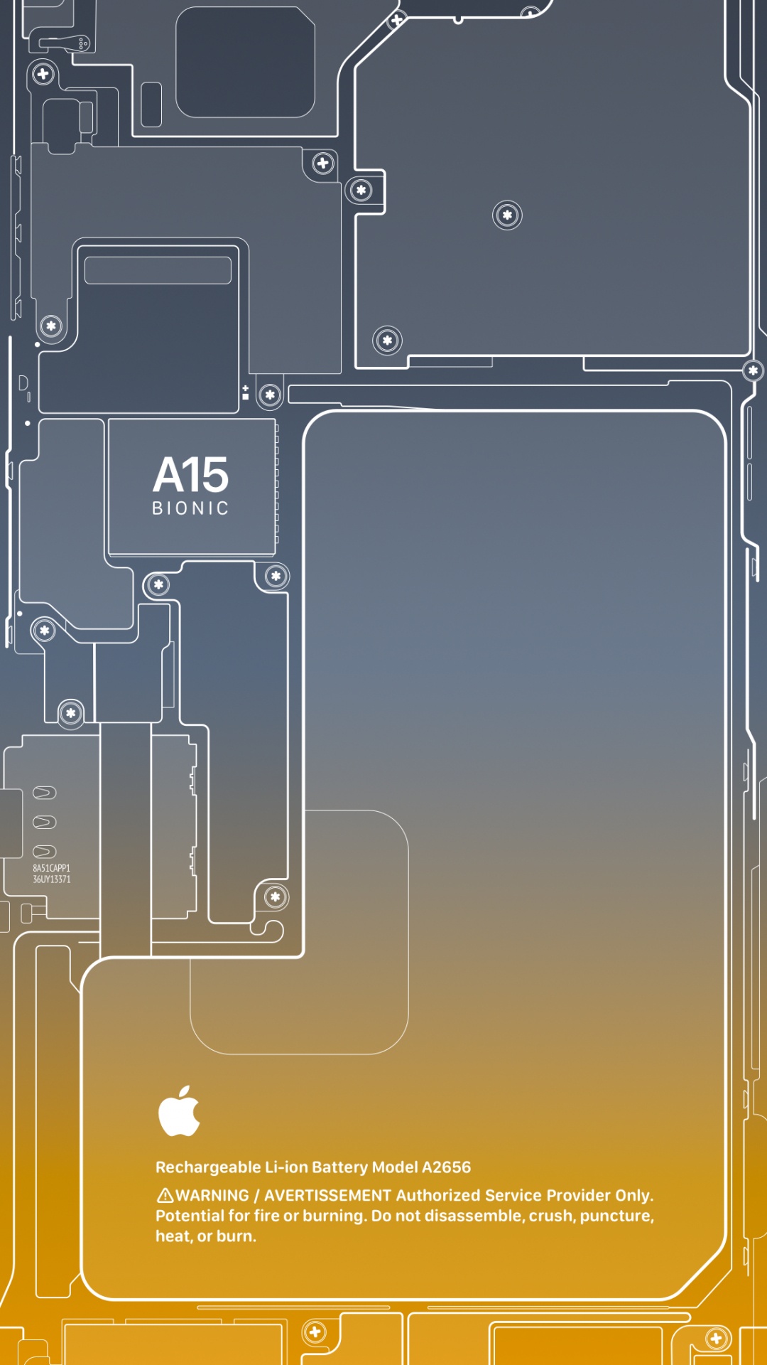 Обои яблоко, apple, iPhone, 15 бионических, магсейф в разрешении 1080x1920