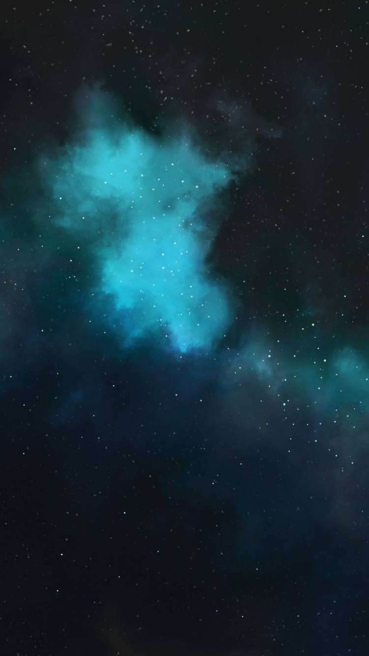 Обои атмосфера, туманность, Астрономия, астрономический объект, темнота в разрешении 750x1334