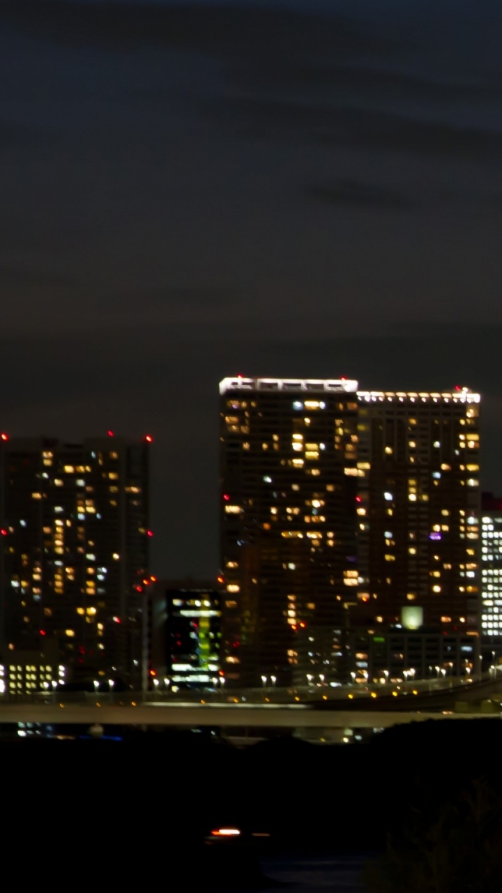 Обои Радужный мост, манхэттенский мост, подвесной мост, мост, ночь в разрешении 720x1280