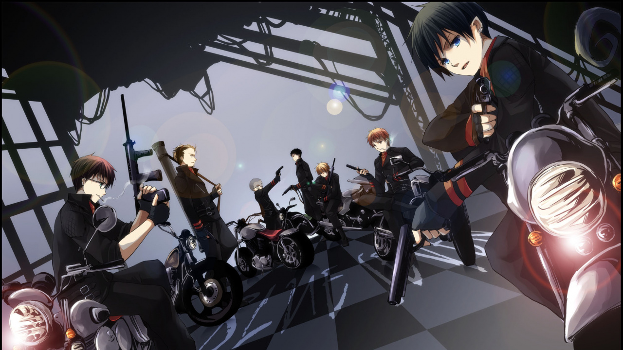 Обои Рин окумура, Мива Konekomaru, Юкио окумура, синий экзорцист, аниме в разрешении 1280x720