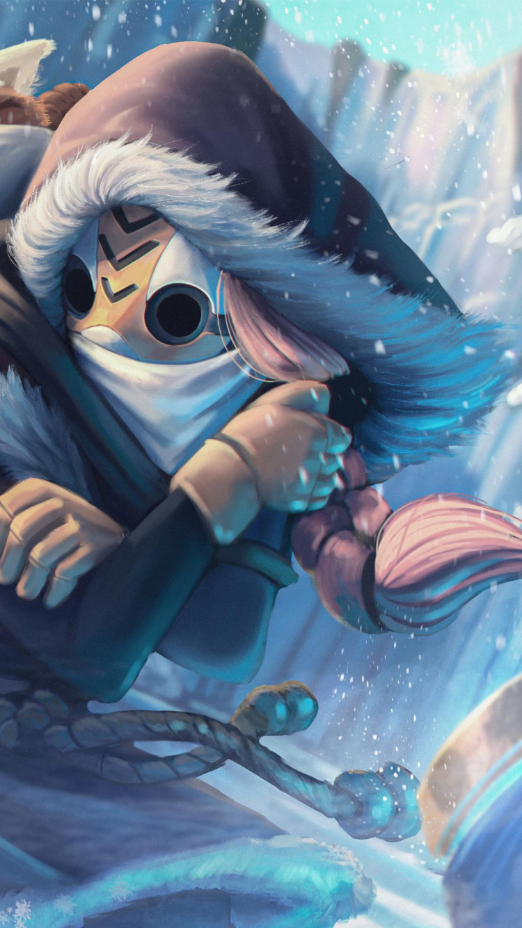 Обои аниме, арт, визуальное искусство, художественная краска, анимация в разрешении 750x1334