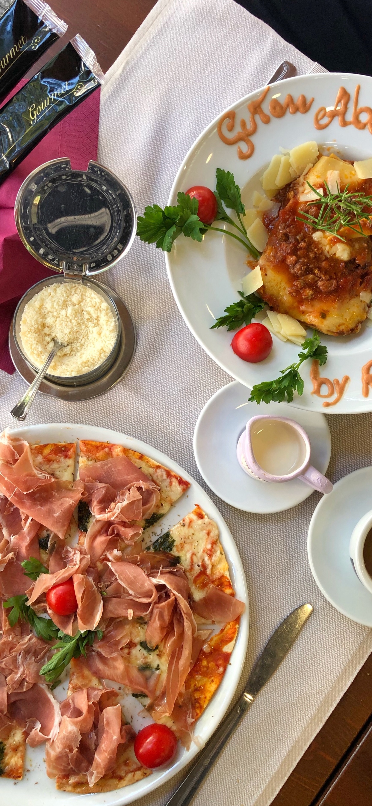 Обои блюда, полноценный завтрак, завтрак, итальянская кухня, поздний завтрак в разрешении 1242x2688