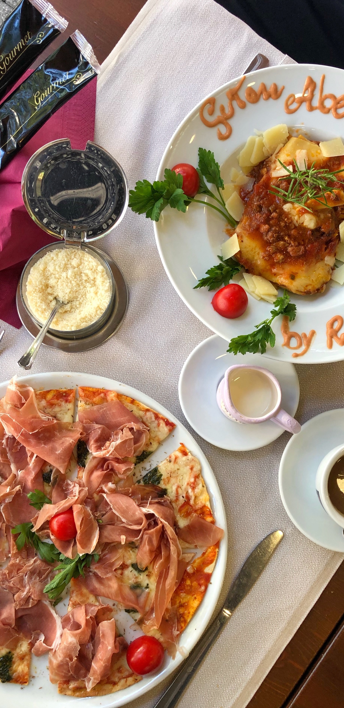 Обои блюда, полноценный завтрак, завтрак, итальянская кухня, поздний завтрак в разрешении 1440x2960