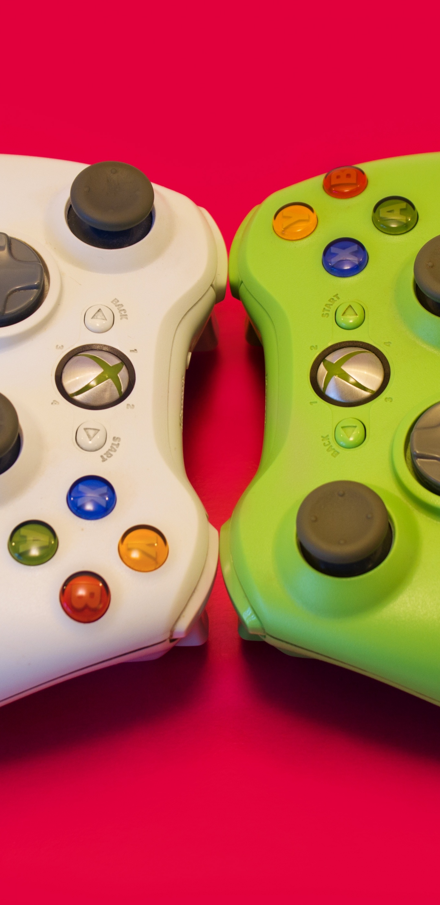 Обои xbox 360, джойстик, xbox, игровой контроллер, видео игры аксессуар в разрешении 1440x2960