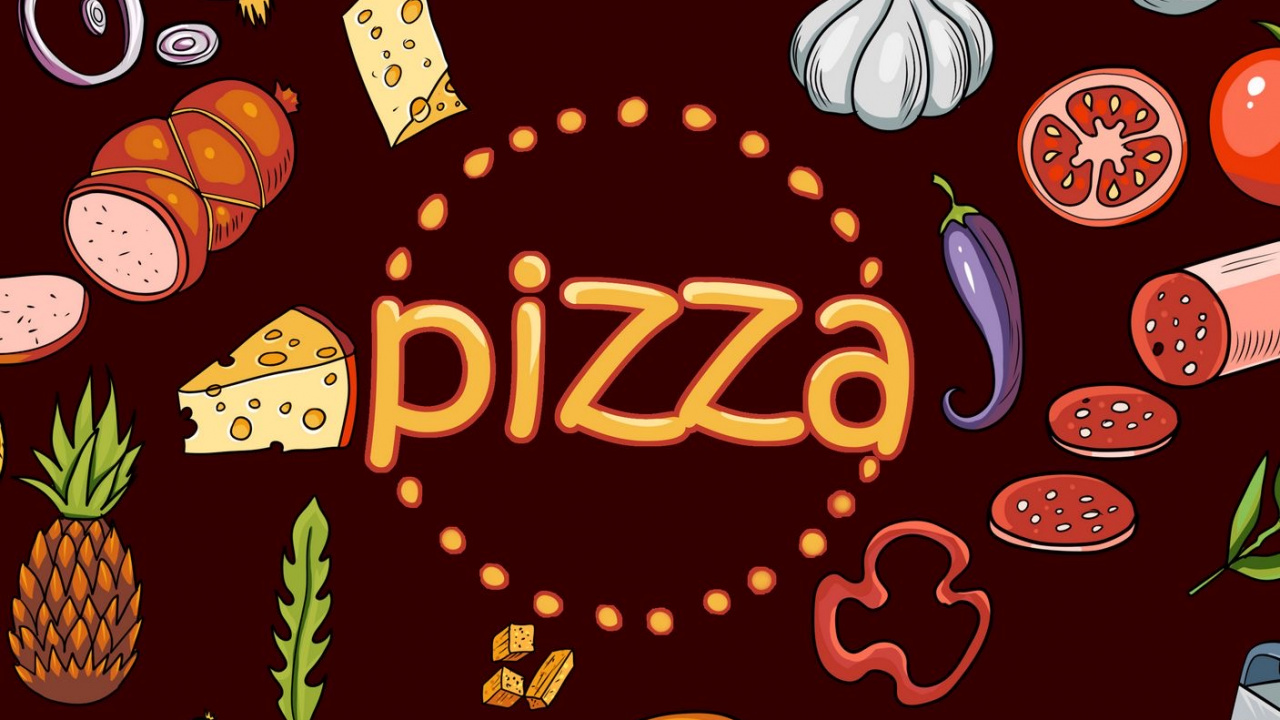 Обои постер, графический дизайн, визуальное искусство, рисование, Оранжевый цвет в разрешении 1280x720