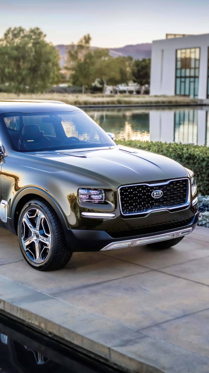 Обои Kia Motors, Киа Соренто, авто, автомобильные шины, обод в разрешении 720x1280