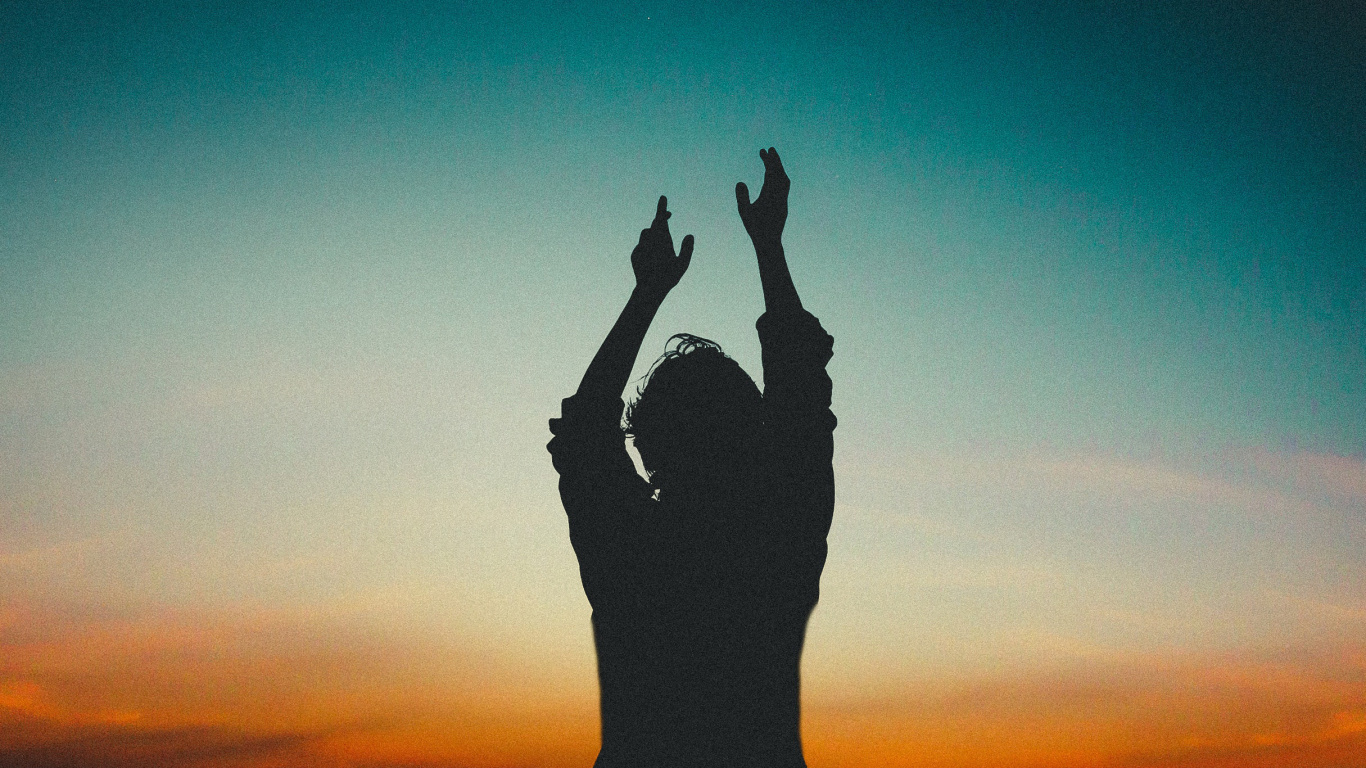 Обои Люди в природе, Счастлив, силуэт, спокойный, физическая подготовка в разрешении 1366x768